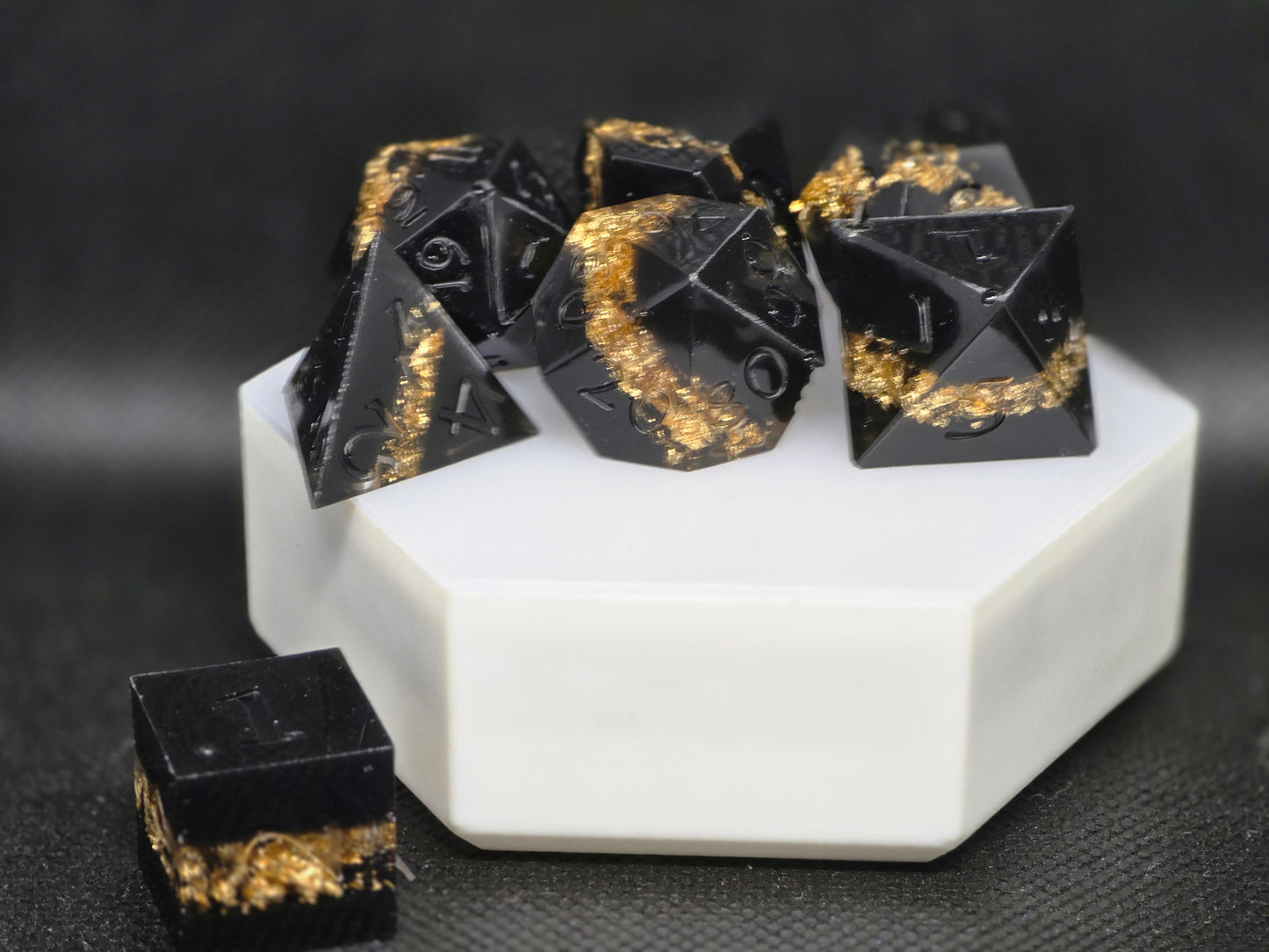 Gold Vein | 7 Piece Dice Set