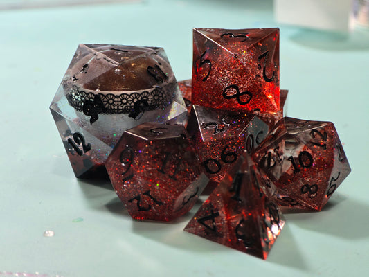Magic & Mayhem | WitchyTeaCup Exclusive Content Creator 7 PC Dice Set
