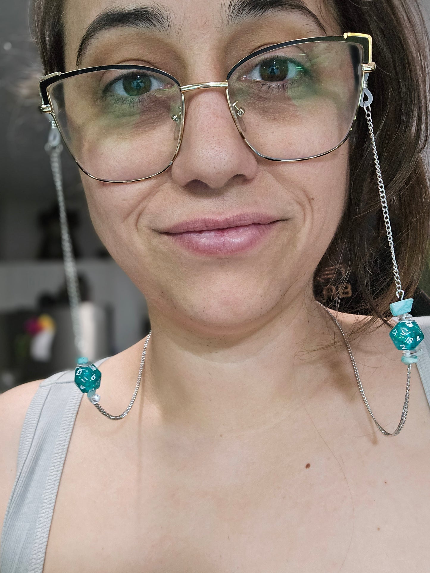 Arcane Links – Handmade Dice Glasses Chains