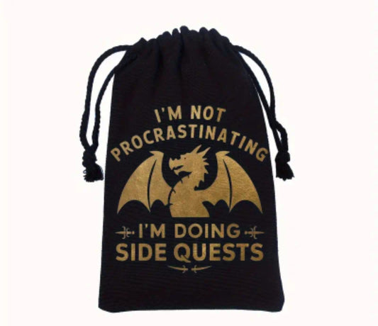 Side Quest | Drawstring Dice Pouch